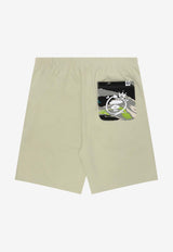 Moonface Track Shorts