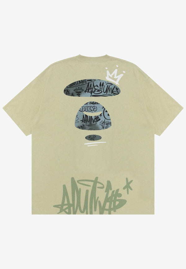 Moonface Graphic Print T-shirt