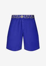 Greca Band Swim Shorts