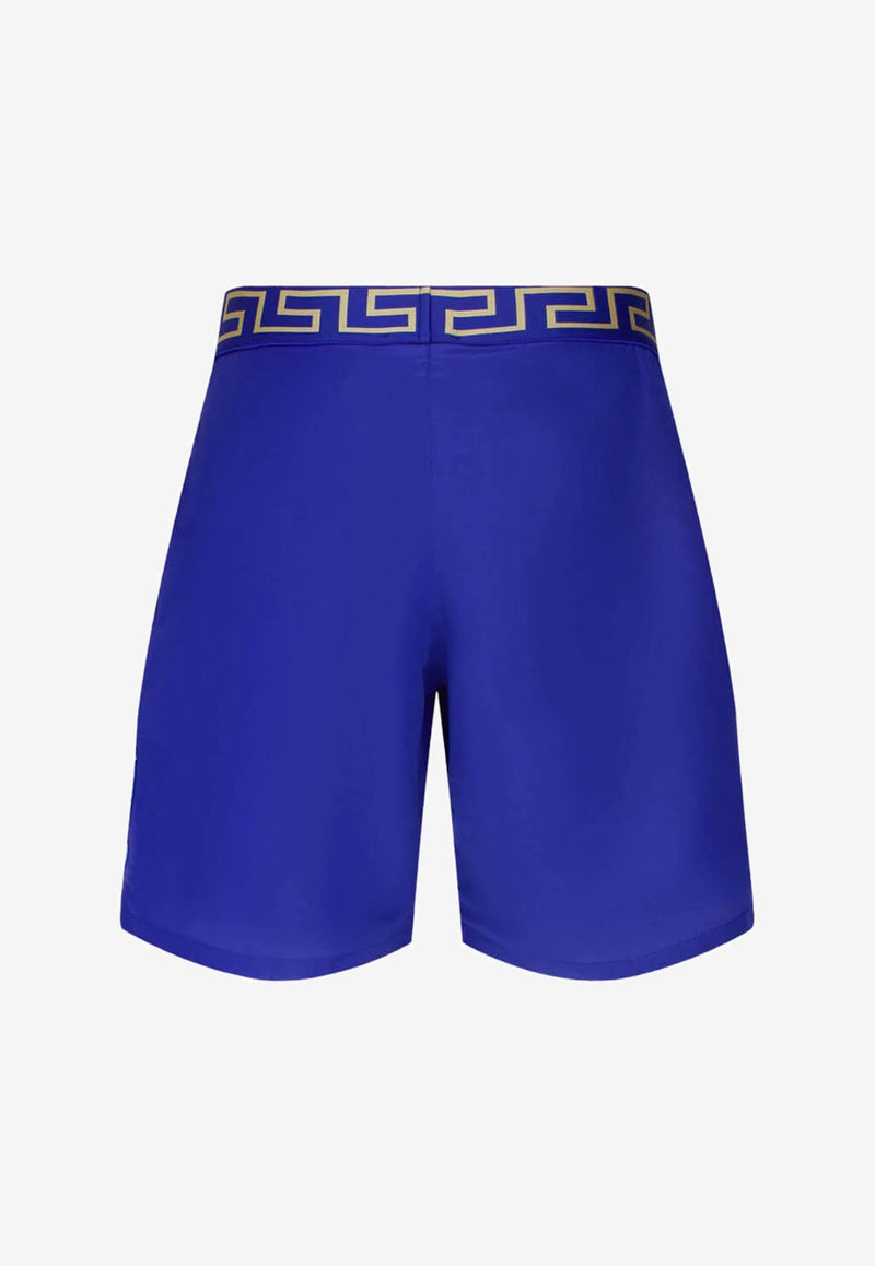 Greca Band Swim Shorts