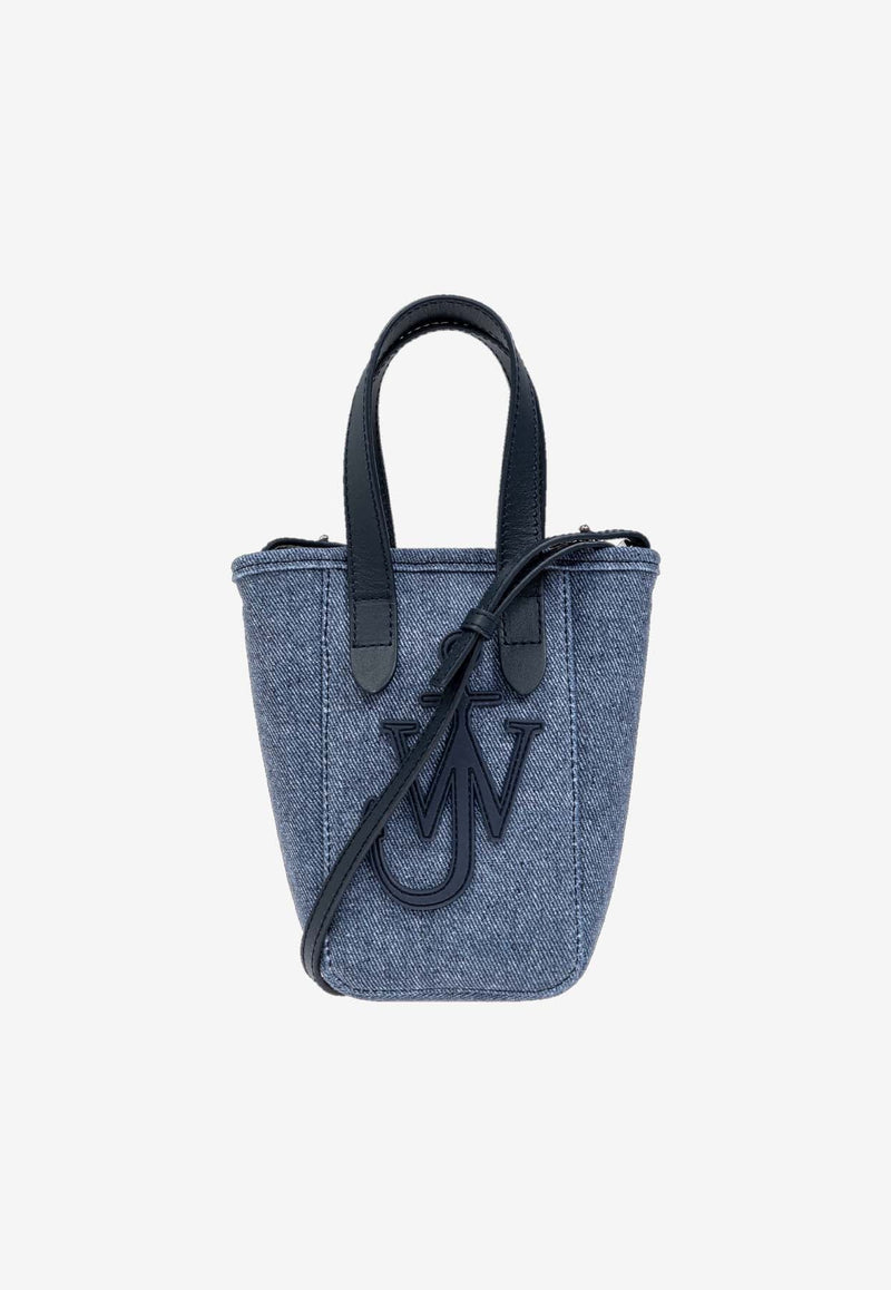 Mini Belt Denim Tote Bag