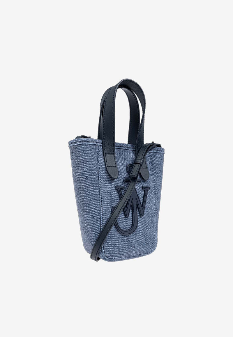 Mini Belt Denim Tote Bag