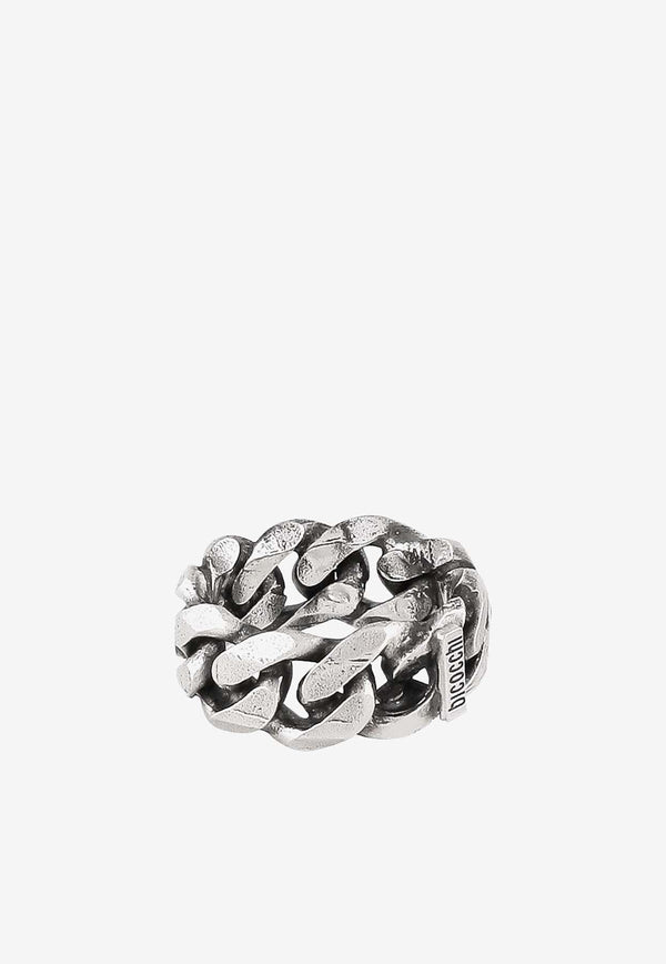 Chunky Chain Silver Ring