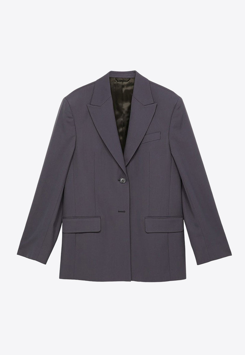 Single-Breasted Tailored Blazer