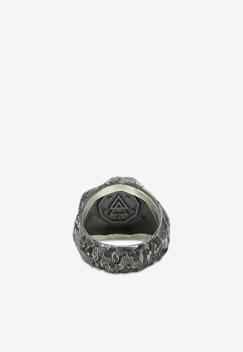 Polygonal Materic Chevalier Ring