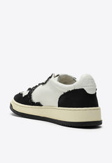 Medalist Leather and Canvas Low-Top Sneakers