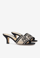 Roma 50 Lace and Leather Sandals