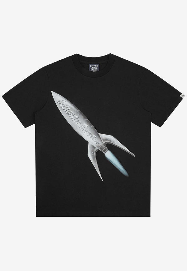 Rocket Print Crewneck T-shirt