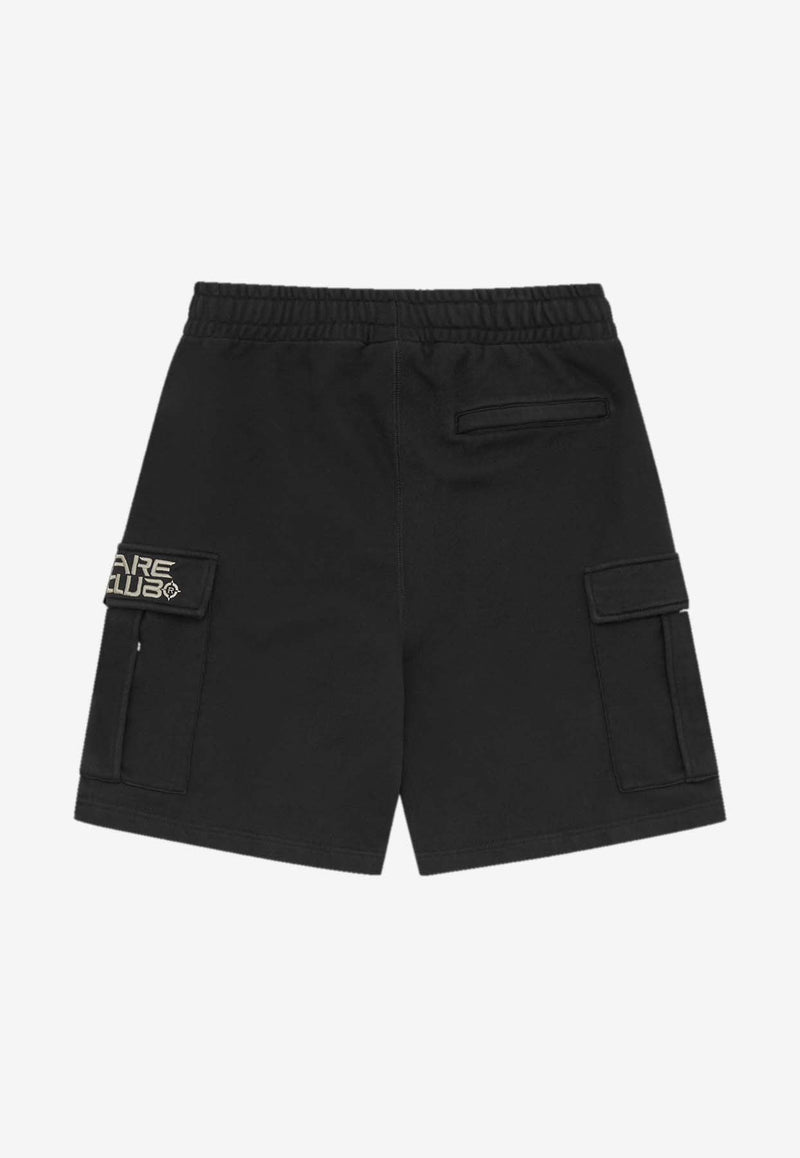 Logo Embroidered Cargo Shorts