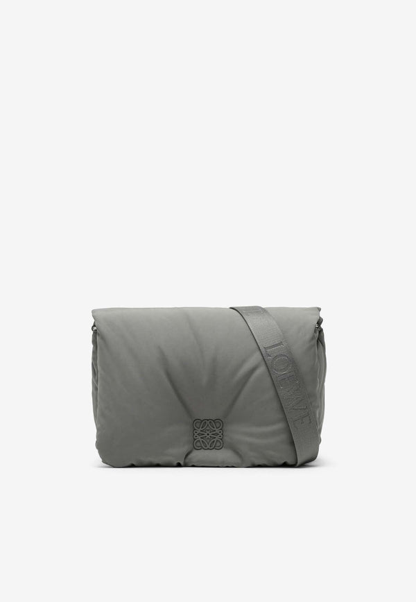 Goya Logo Plaque Puffer Bag