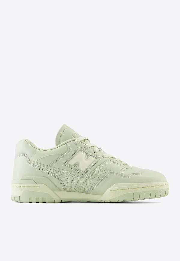 550 Low-Top Sneakers in Deep Lichen Green with Pistachio Butter