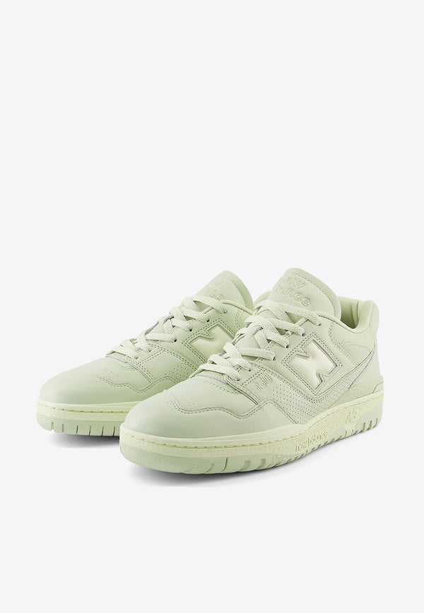 550 Low-Top Sneakers in Deep Lichen Green with Pistachio Butter