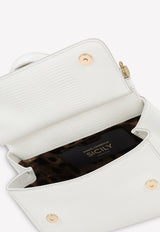 Medium Sicily Top Handle Bag in Dauphine Leather