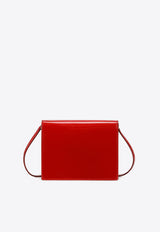 DG Logo Patent Leather Crossbody Bag