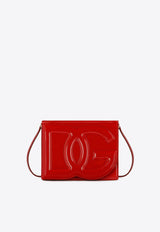 DG Logo Patent Leather Crossbody Bag