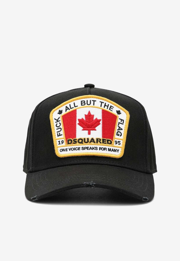 Canadian Flag Distressed Baseball Cap