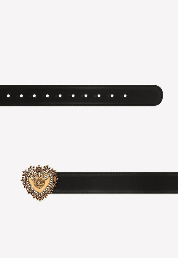 Devotion Logo Leather Belt