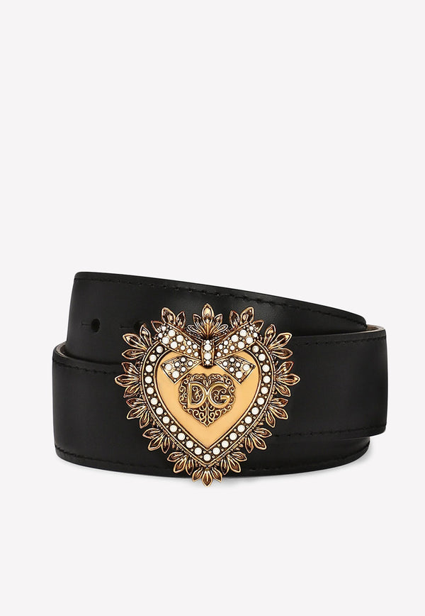 Devotion Logo Leather Belt