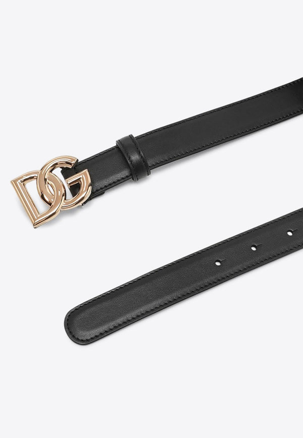 DG Logo Leather Belt