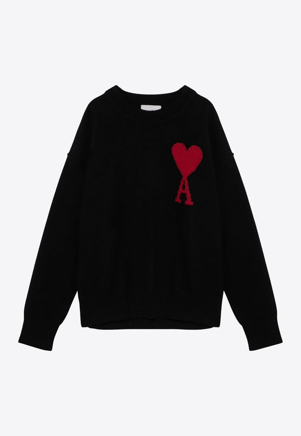 Ami De Coeur Intarsia Knit Sweater