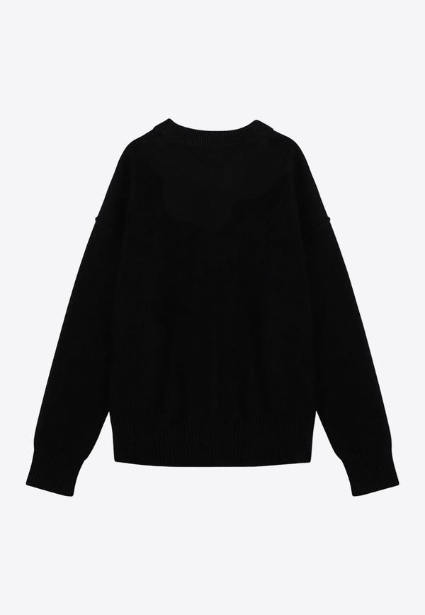 Ami De Coeur Intarsia Knit Sweater