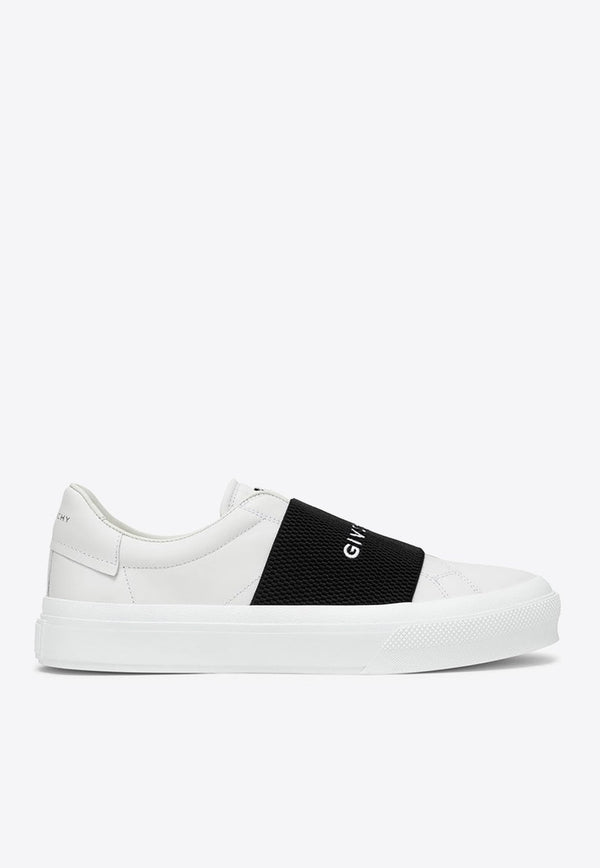 Logo-Embroidered Low-Top Sneakers