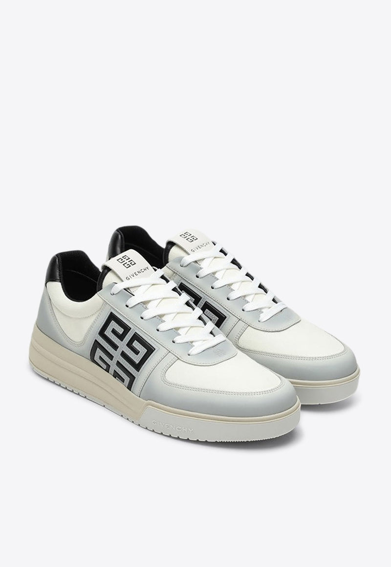 G4 Leather and Canvas Low-Top Sneakers