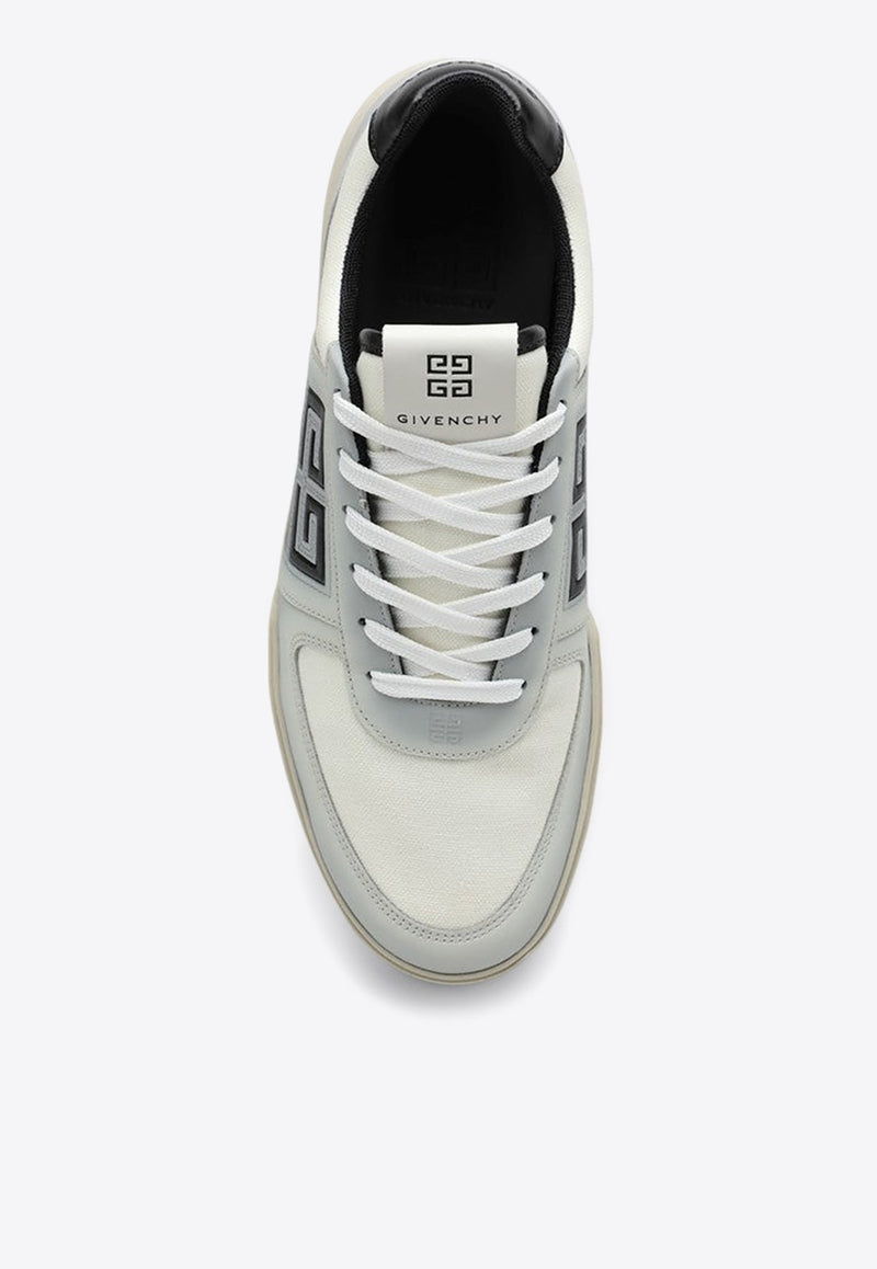 G4 Leather and Canvas Low-Top Sneakers