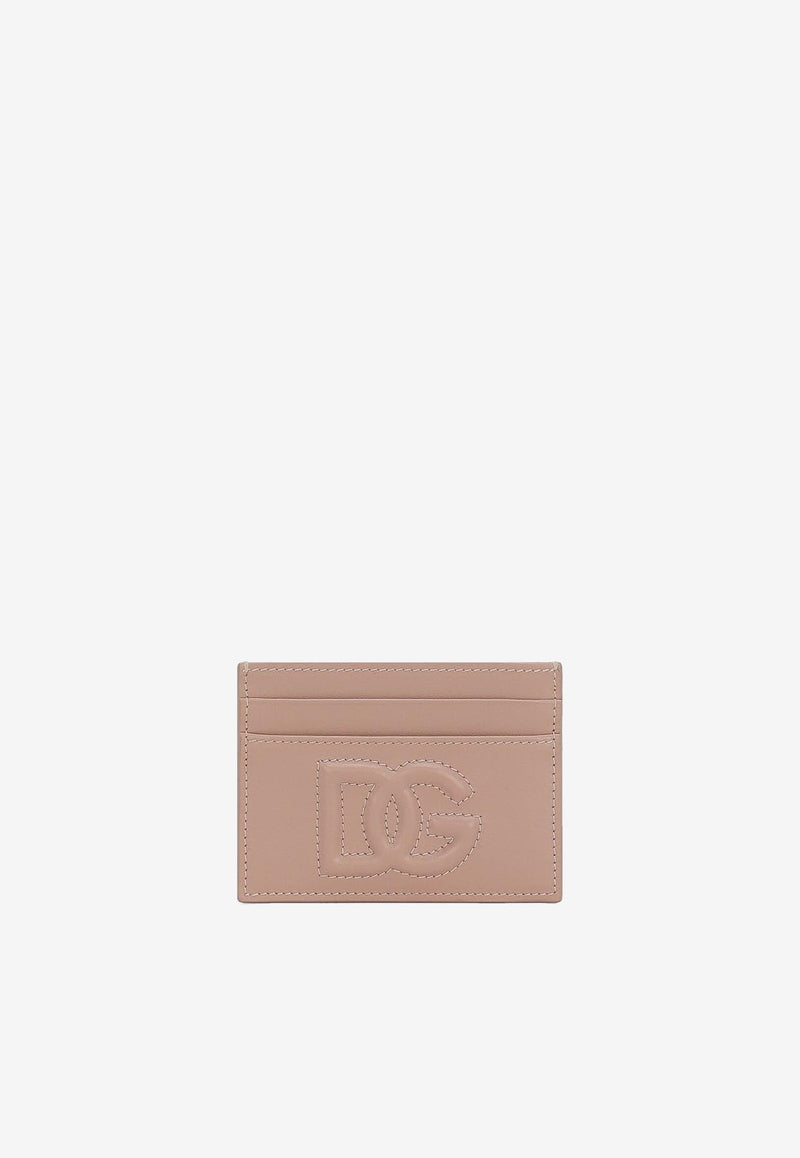 DG Logo Cardholder in Calf Leather