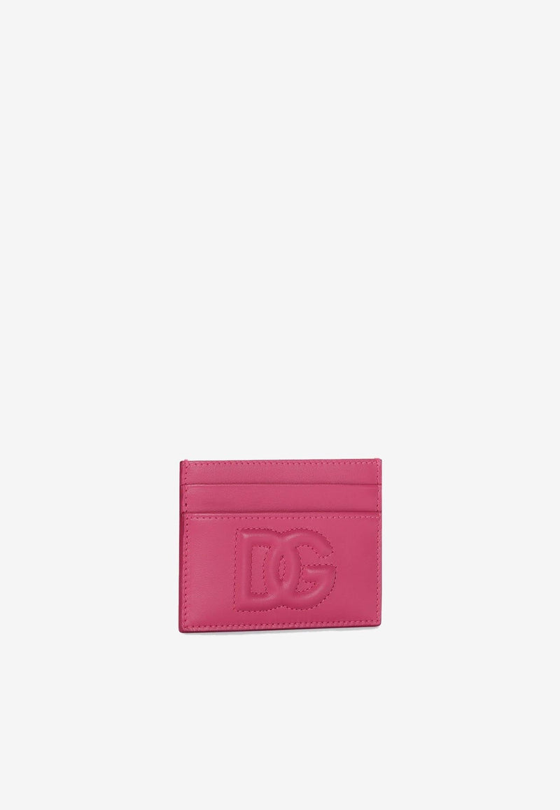 DG Logo Cardholder in Calf Leather