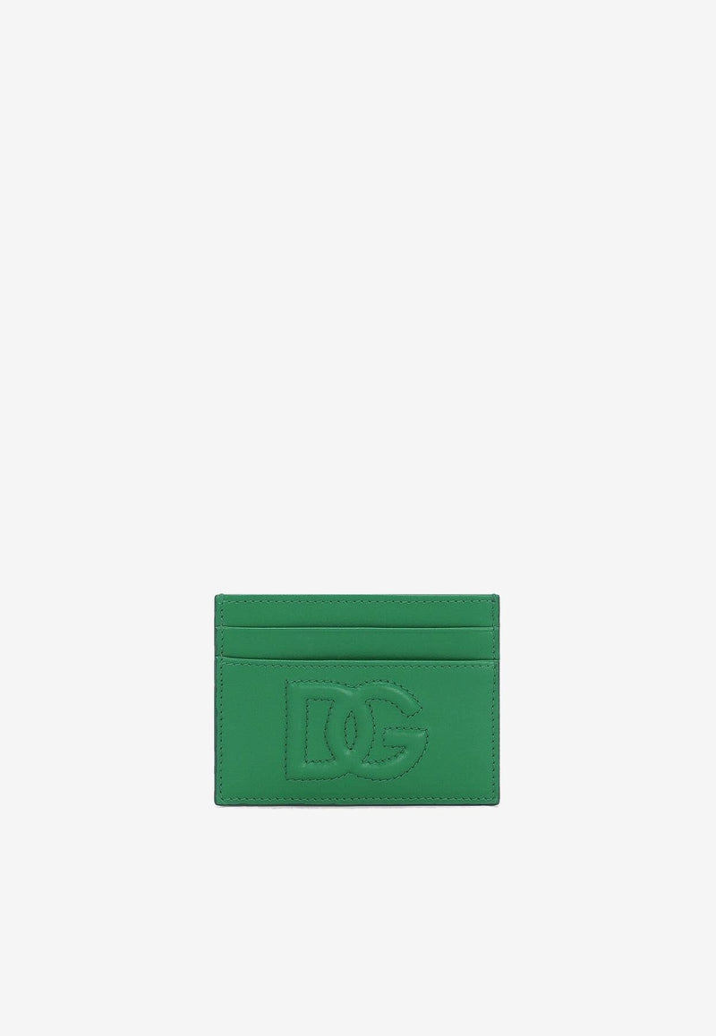 DG Logo Cardholder in Calf Leather