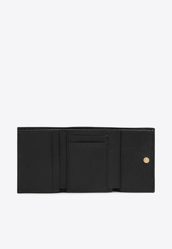 Logo Tri-Fold Leather Wallet