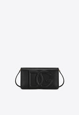 DG Logo Calf Leather Clutch