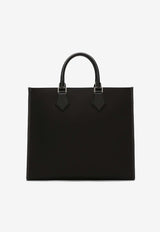 Large Rubberized Logo Top Handle Bag