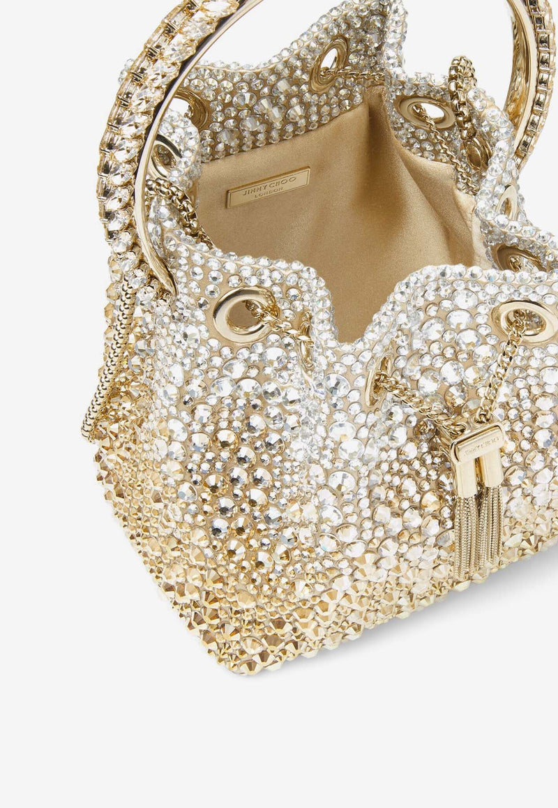 Bon Bon Crystal-Embellished Top Handle Bag