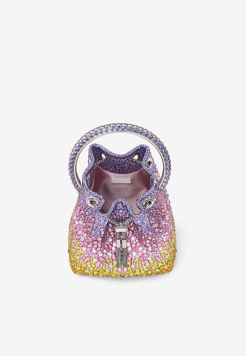 Bon Bon Crystal-Embellished Top Handle Bag