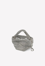 Bonny Crystal Mesh Top Handle Bag