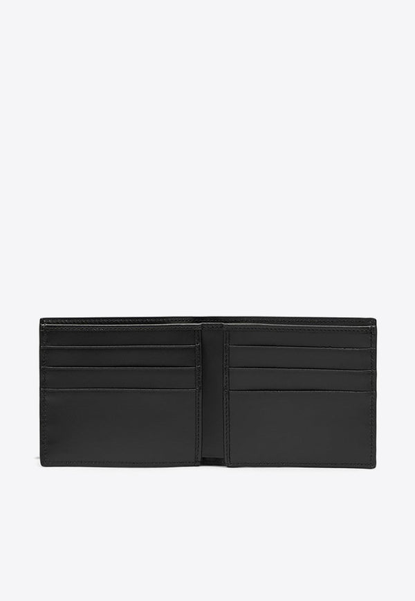 Logo-Embossed Bi-Fold Leather Wallet