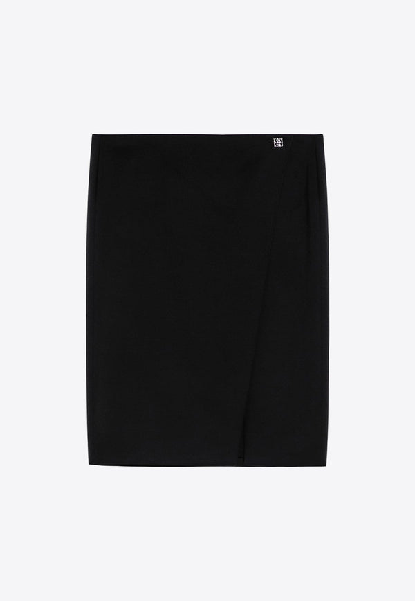 4G Wool Knee-Length Skirt