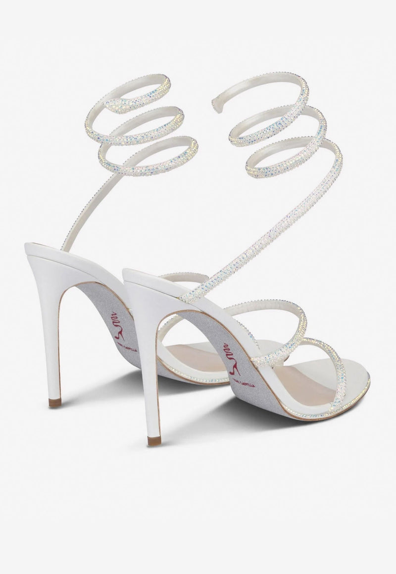 Cleo 105 Wraparound Satin Sandals