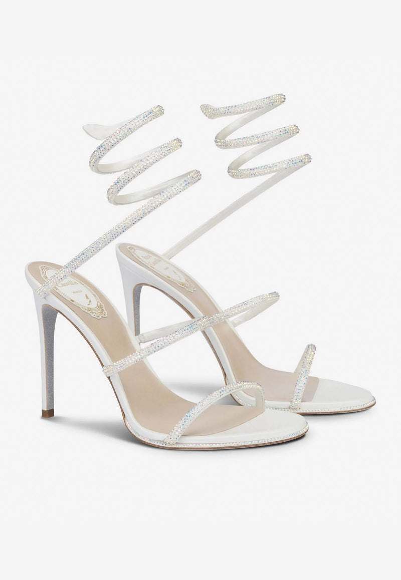 Cleo 105 Wraparound Satin Sandals