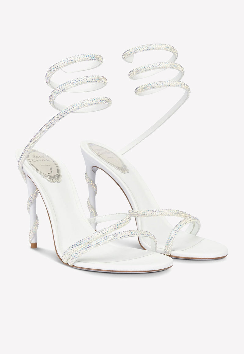 Margot 105 Crystal-Embellished Sandals