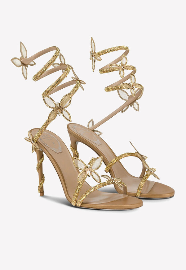 Margot 105 Crystal Butterfly Sandals