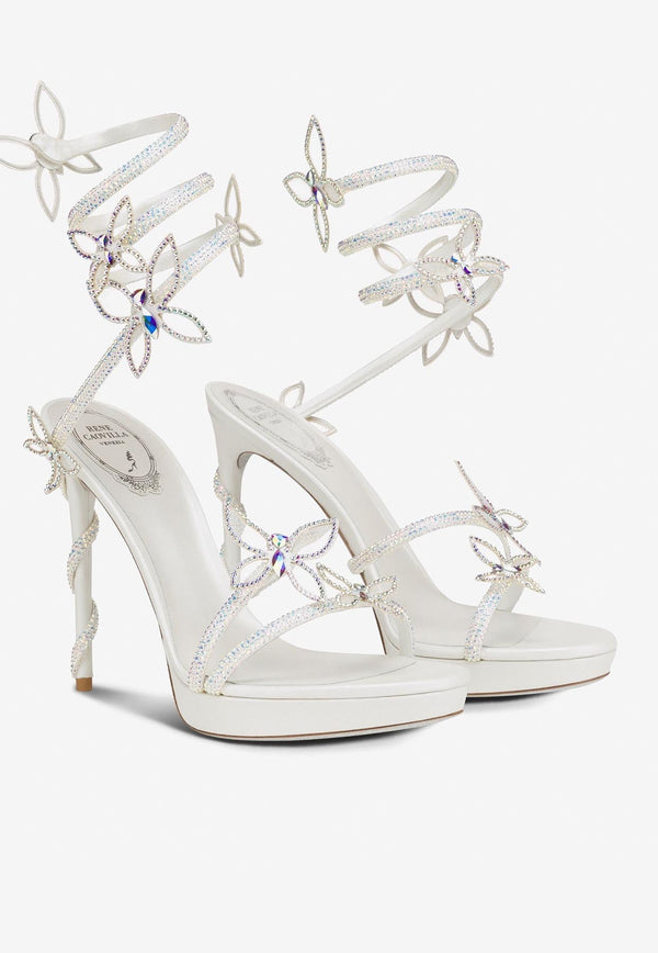 Margot 120 Crystal-Embellished Sandals