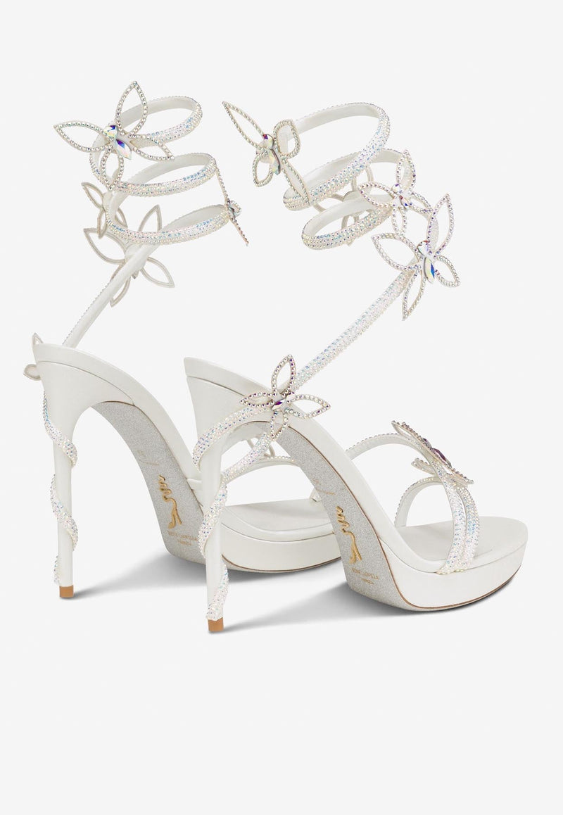 Margot 120 Crystal-Embellished Sandals