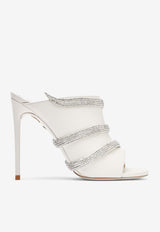 Sally 105 Crystal-Embellished Mules