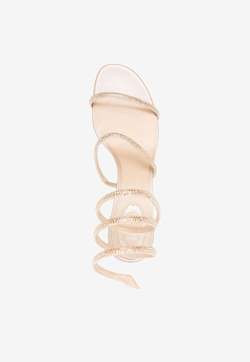 Cleo 40 Crystal-Embellished Sandals