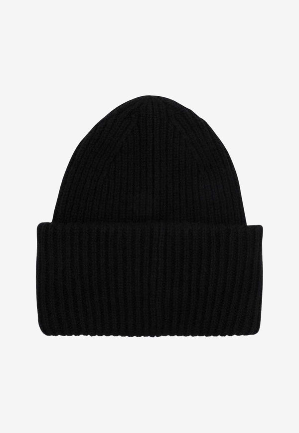 Large Face Logo Wool Beanie