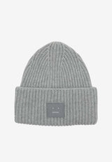 Large Face Logo Wool Beanie