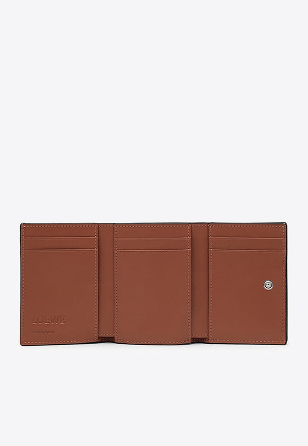 Anagram Trifold Leather Wallet